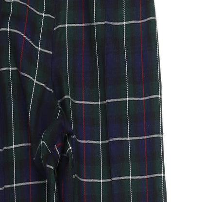 herts & bows Girls Green Check  Chino Trousers Size 6 Years