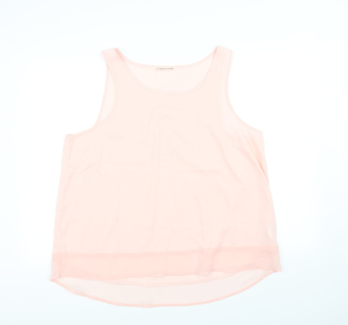 Womens UK Size 20 Atmosphere Pink Basic T-Shirt