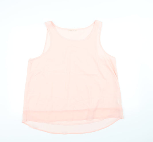 Womens UK Size 20 Atmosphere Pink Basic T-Shirt