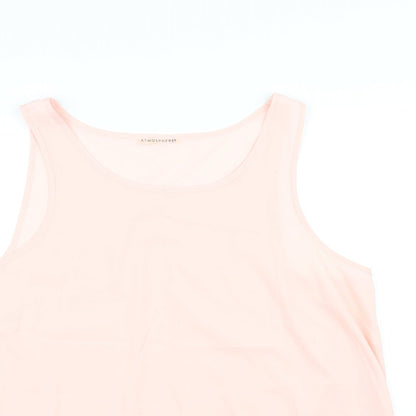 Womens UK Size 20 Atmosphere Pink Basic T-Shirt