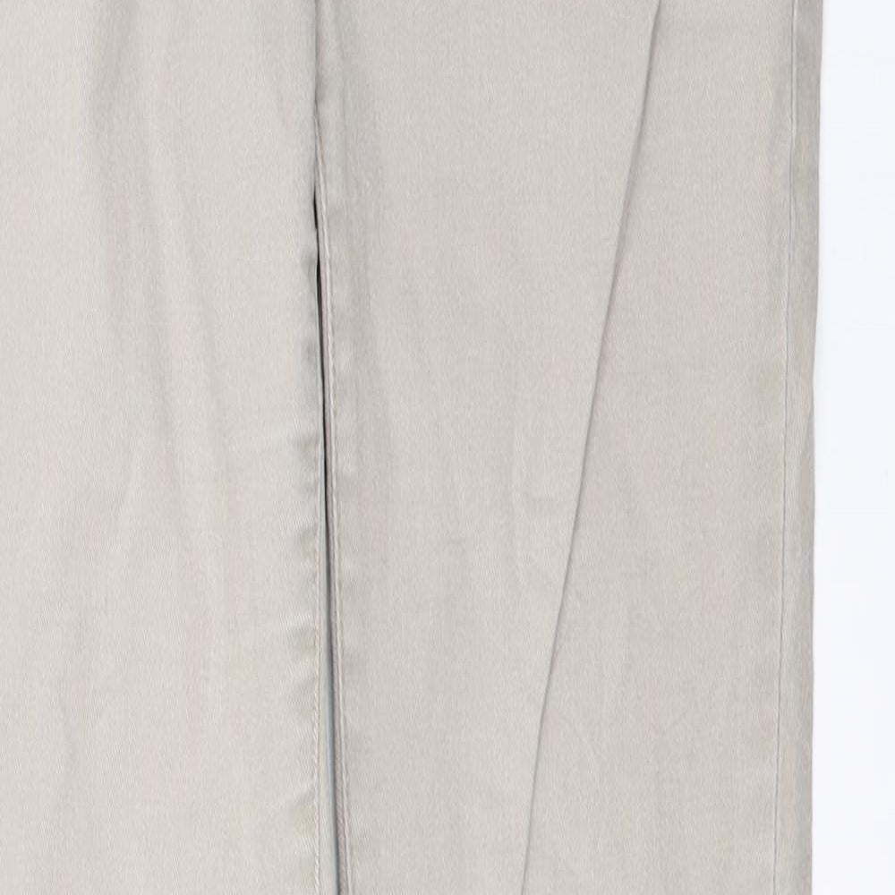 Womens UK Size 6 H&M Regular Fit Skinny Beige Jeans