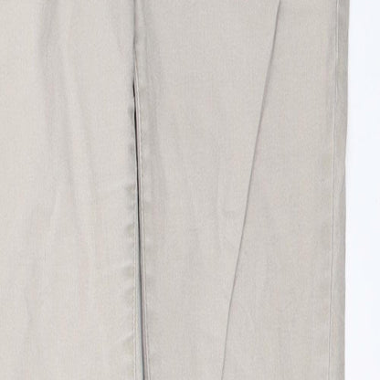 Womens UK Size 6 H&M Regular Fit Skinny Beige Jeans