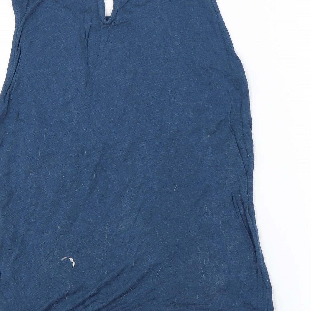 Dorothy Perkins Womens Blue   Basic T-Shirt Size 8
