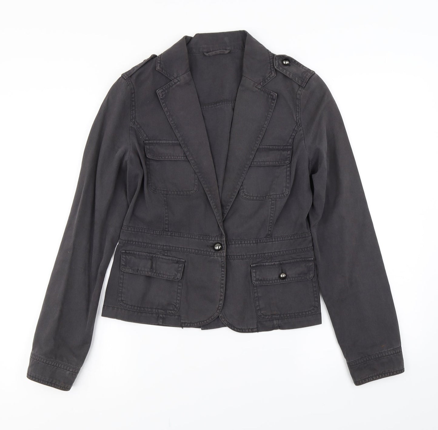 NEXT Womens Grey   Jacket Coat Size 8