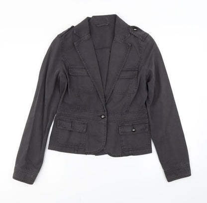 NEXT Womens Grey   Jacket Coat Size 8
