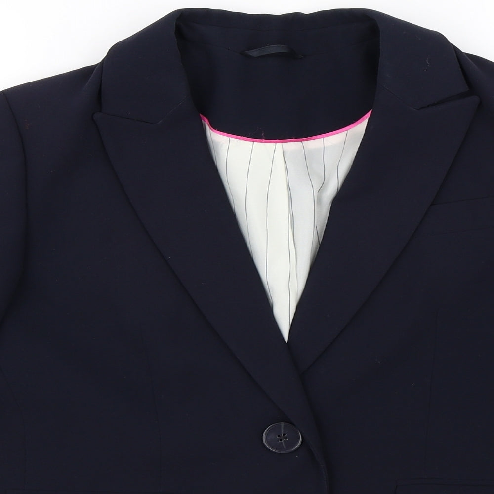 Principles  Womens Blue   Jacket Blazer Size 10