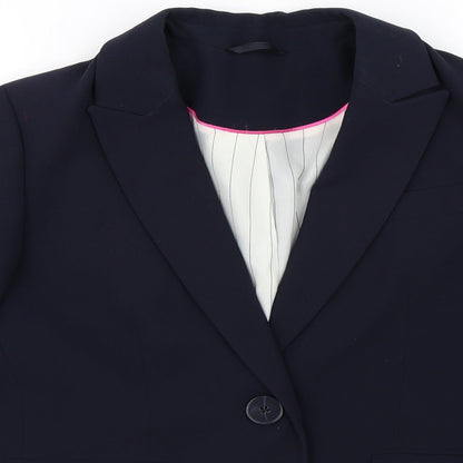Principles  Womens Blue   Jacket Blazer Size 10