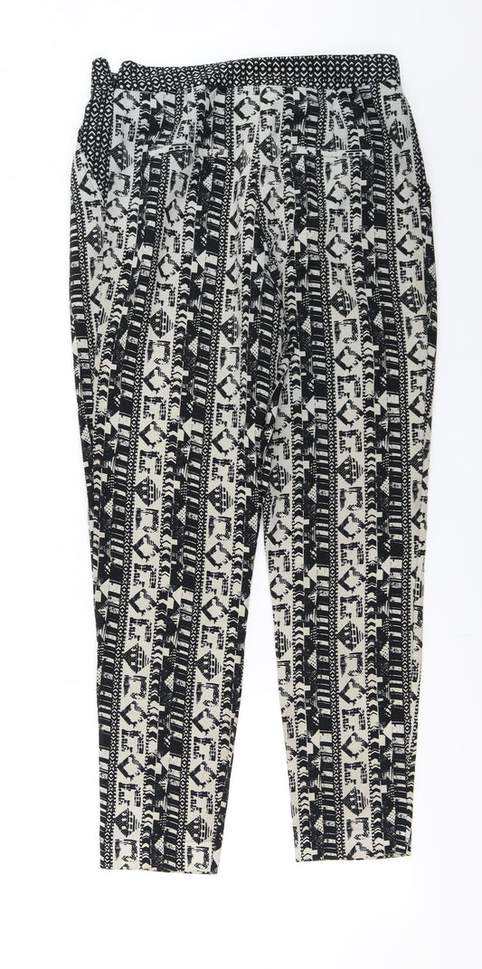 Womens UK Size 10 NEXT Regular Fit  Ivory Trousers