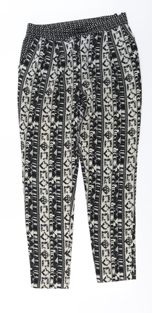 Womens UK Size 10 NEXT Regular Fit  Ivory Trousers