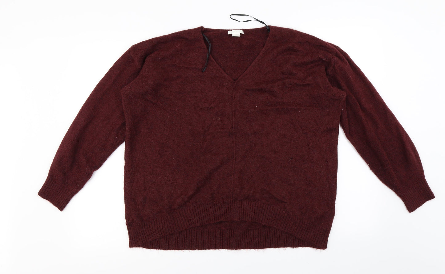 H&M Womens Red   Pullover Jumper Size M