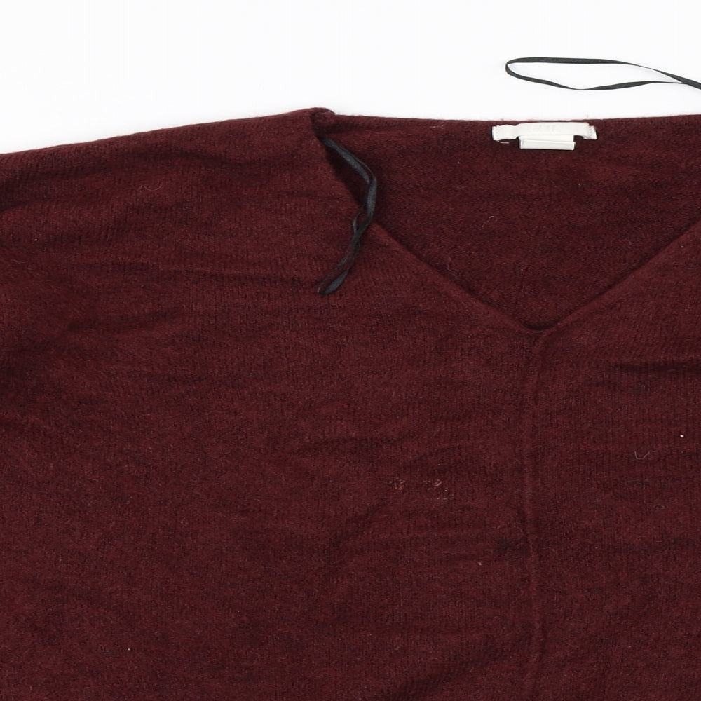 H&M Womens Red   Pullover Jumper Size M