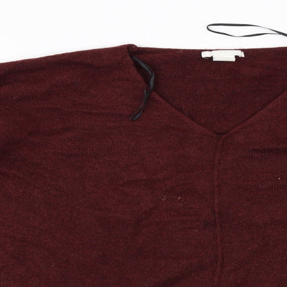 H&M Womens Red   Pullover Jumper Size M