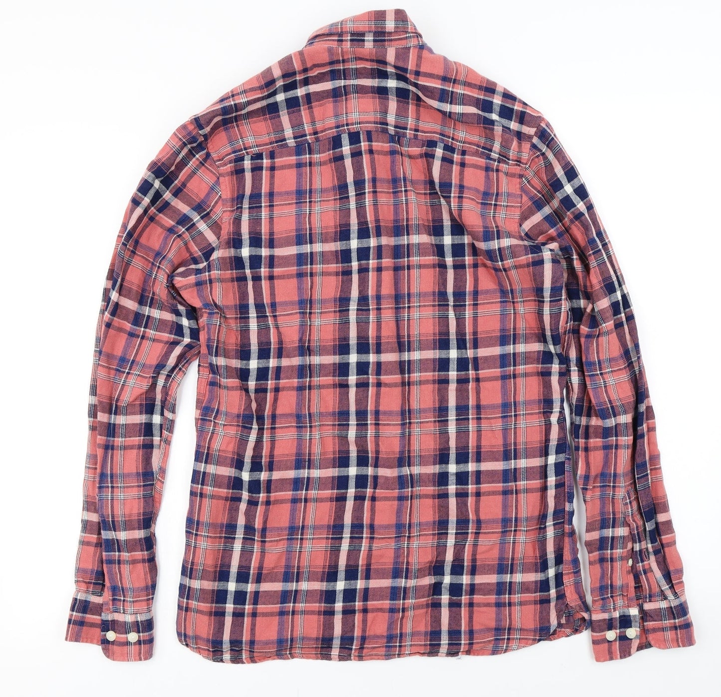 Mens UK Size S NEXT Pink  Button-Up Long Sleeve Casual Shirt