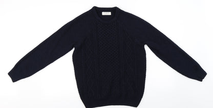 Primark Mens Blue   Pullover Jumper Size S