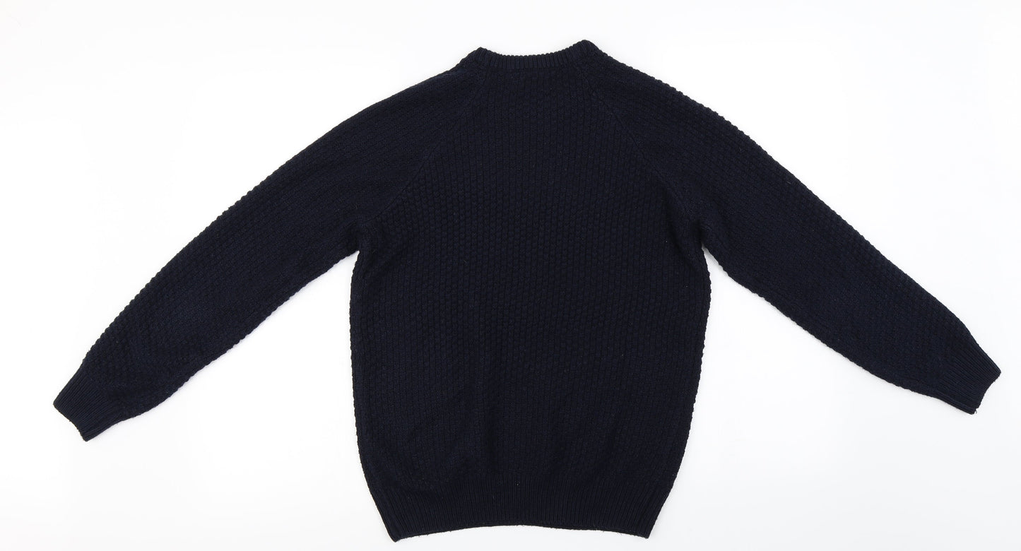 Primark Mens Blue   Pullover Jumper Size S