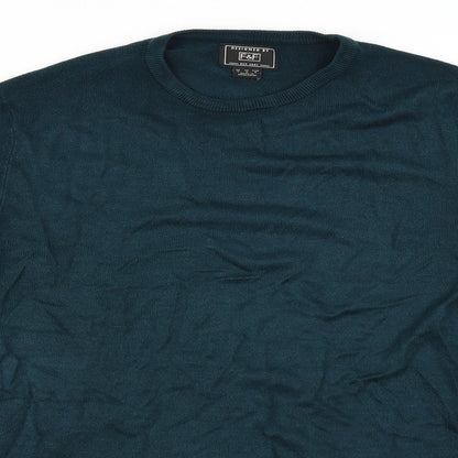 F&F Mens Green   Pullover Jumper Size S