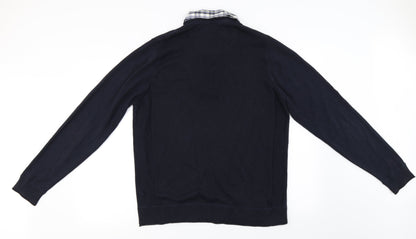 Marks and Spencer  Mens Blue   Pullover Jumper Size M