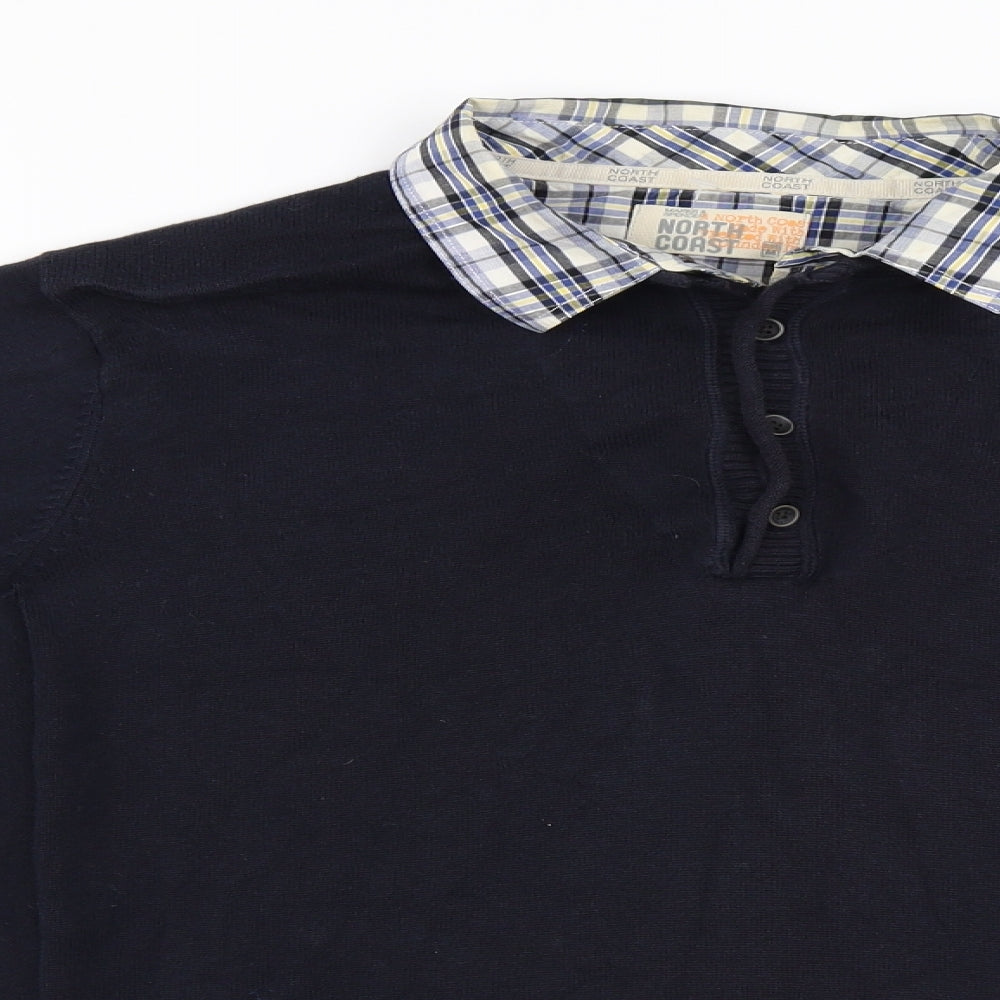 Marks and Spencer  Mens Blue   Pullover Jumper Size M