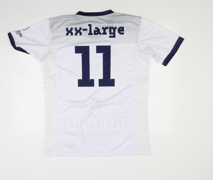 Hope & Glory Womens White   Basic T-Shirt Size 2XL  - Hull Fc ladies