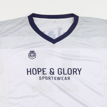 Hope & Glory Womens White   Basic T-Shirt Size 2XL  - Hull Fc ladies