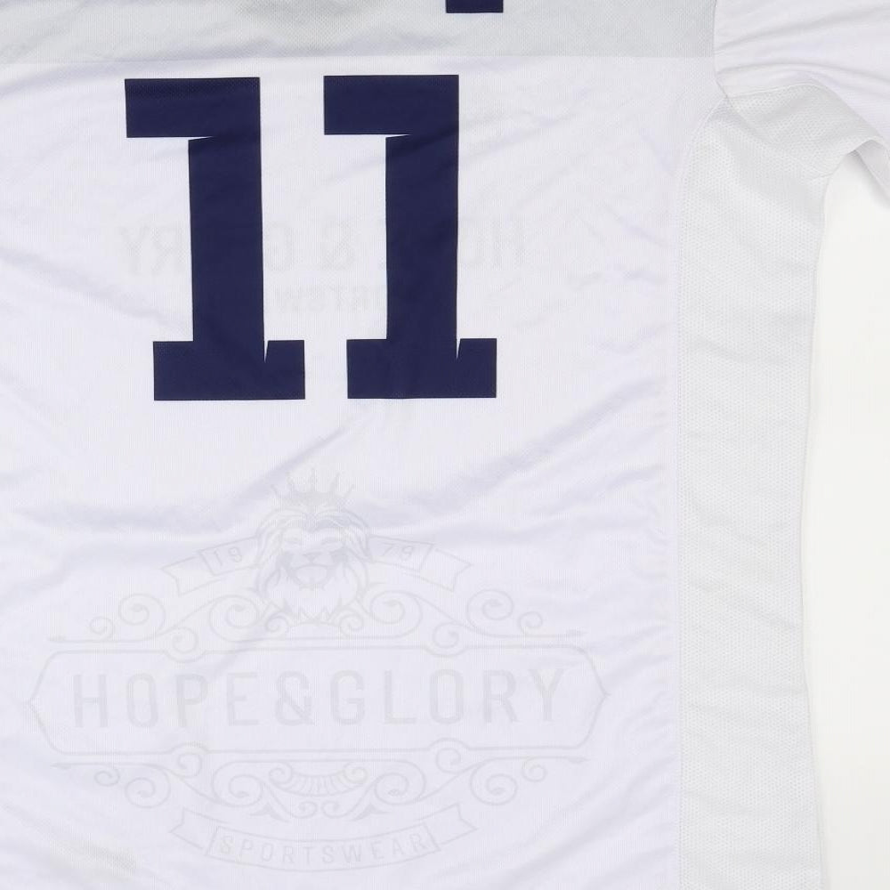 Hope & Glory Womens White   Basic T-Shirt Size 2XL  - Hull Fc ladies