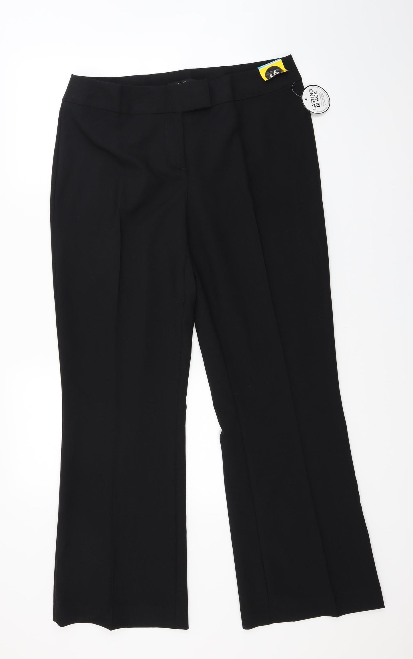George Womens Black   Trousers  Size 14 L29 in