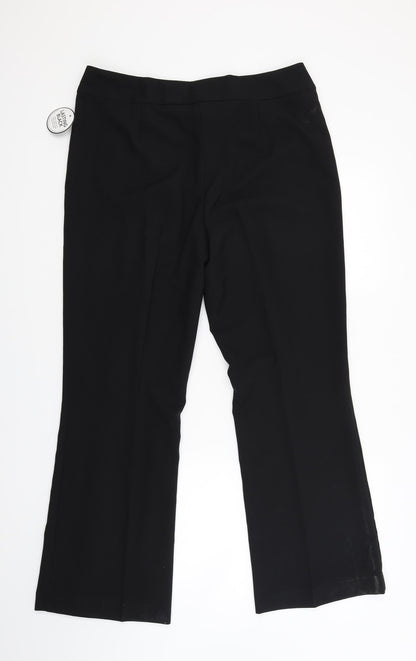 George Womens Black   Trousers  Size 14 L29 in
