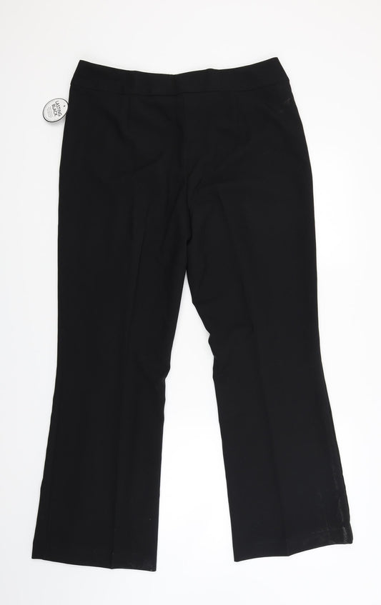 George Womens Black   Trousers  Size 14 L29 in