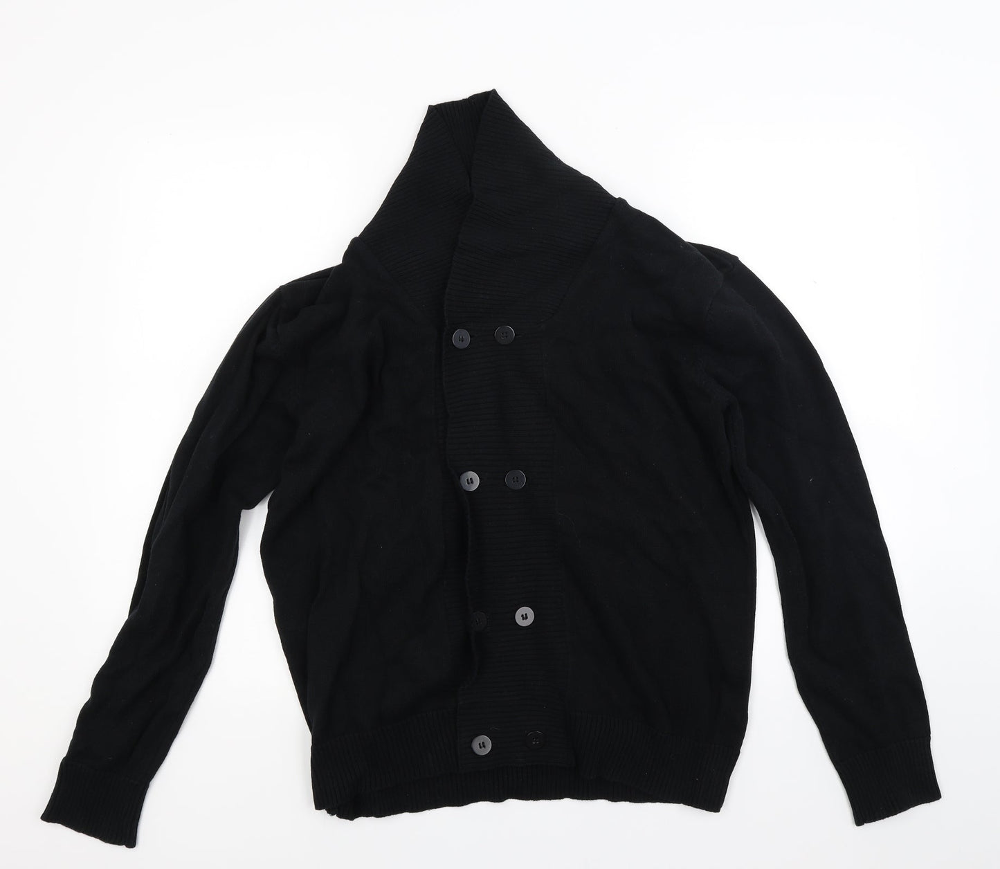 Ceader wood state Mens Black  Knit Pullover Jumper Size L