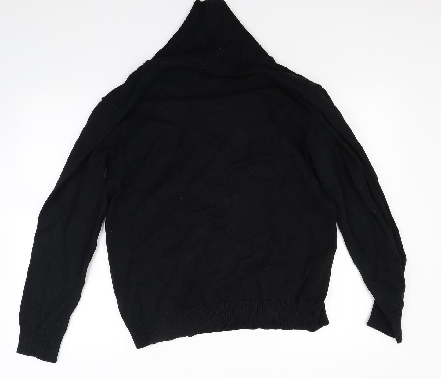 Ceader wood state Mens Black  Knit Pullover Jumper Size L