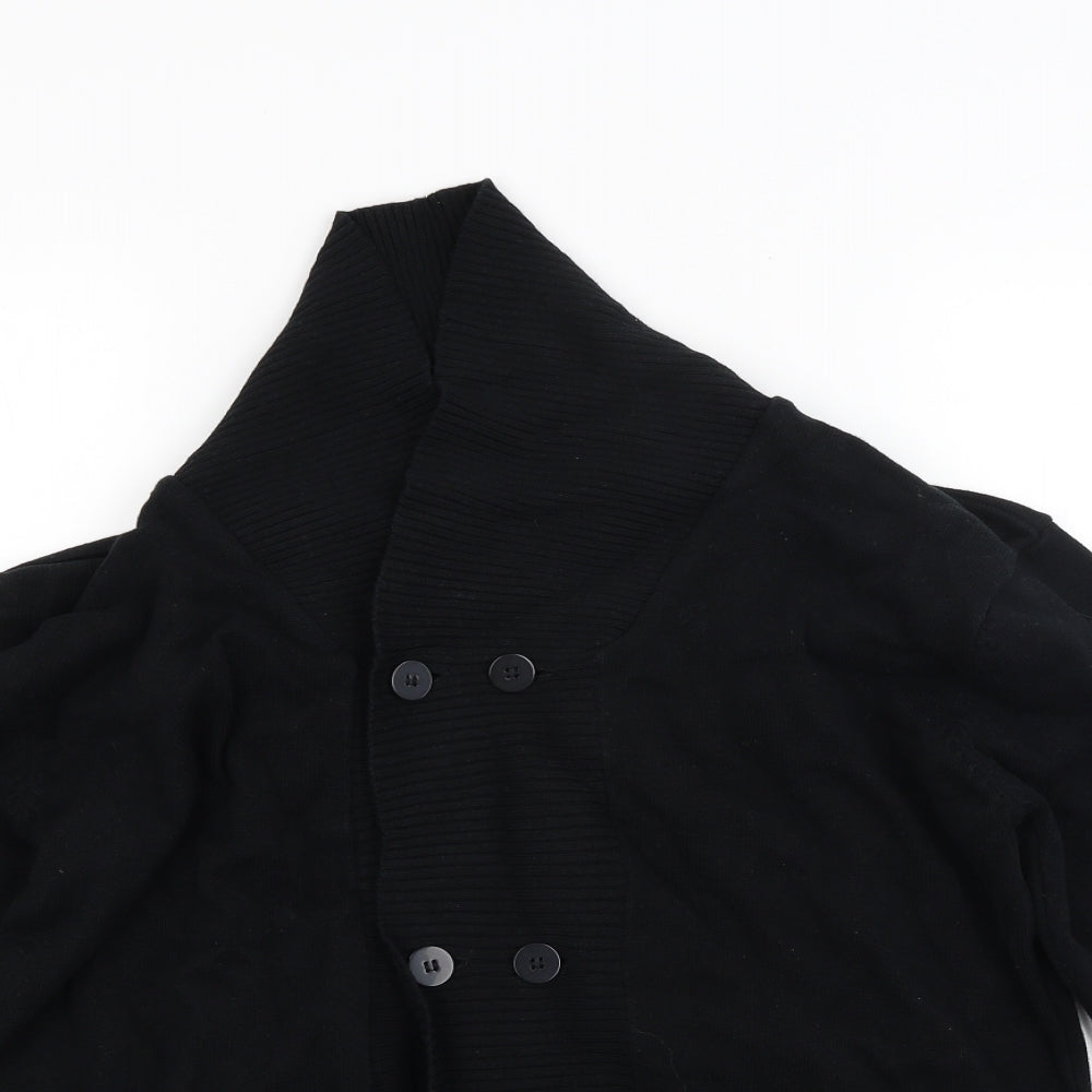 Ceader wood state Mens Black  Knit Pullover Jumper Size L