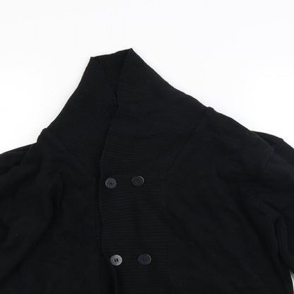 Ceader wood state Mens Black  Knit Pullover Jumper Size L