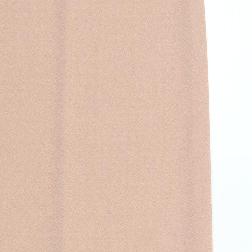 Boohoo Womens Beige   Pencil Dress  Size 8