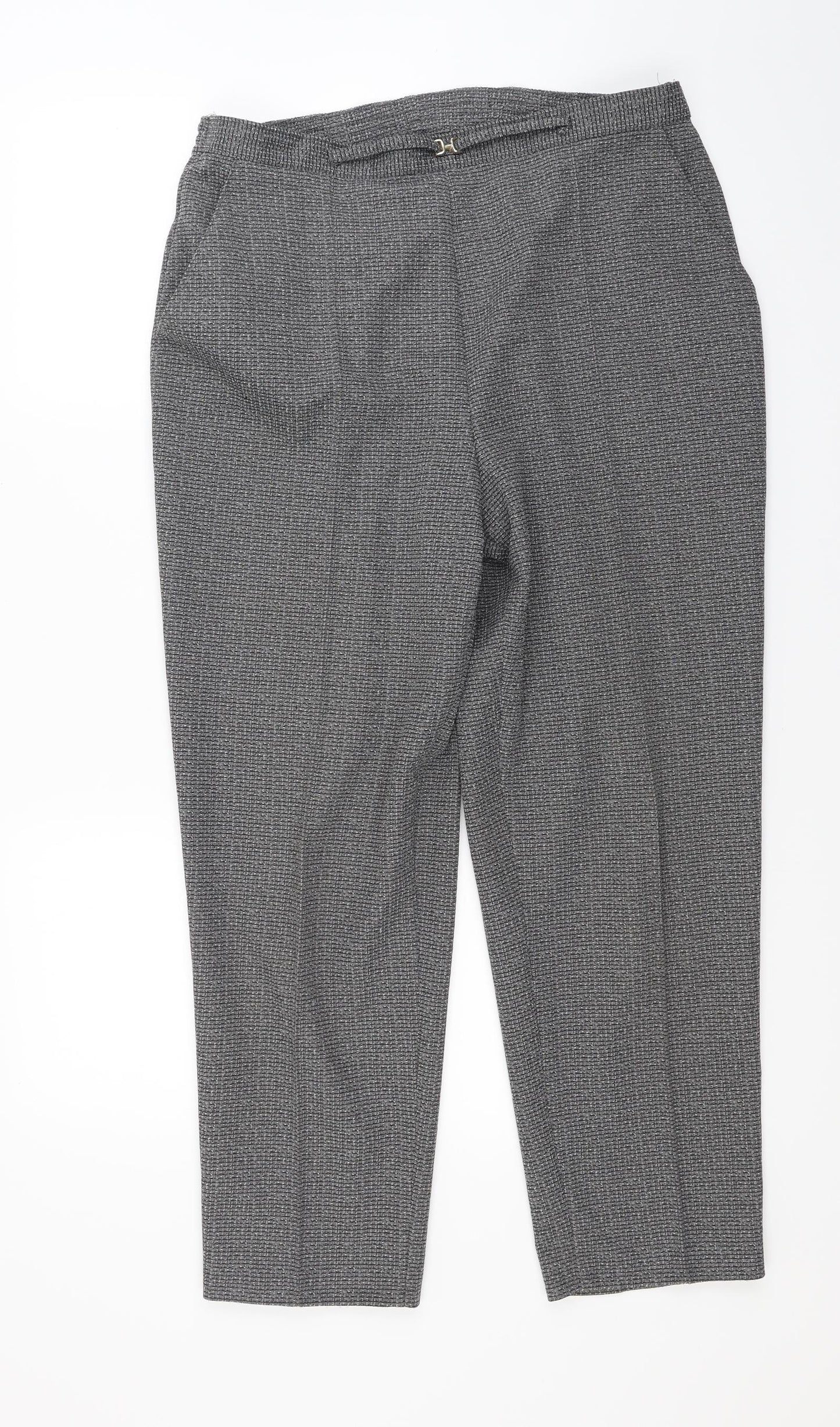 Womens UK Size 16 Marks and Spencer Regular Fit  Grey Trousers