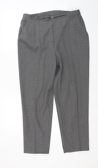 Womens UK Size 16 Marks and Spencer Regular Fit  Grey Trousers