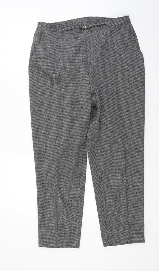 Womens UK Size 16 Marks and Spencer Regular Fit  Grey Trousers