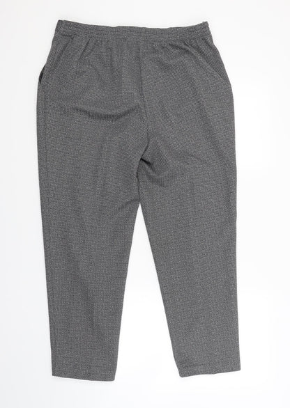 Womens UK Size 16 Marks and Spencer Regular Fit  Grey Trousers