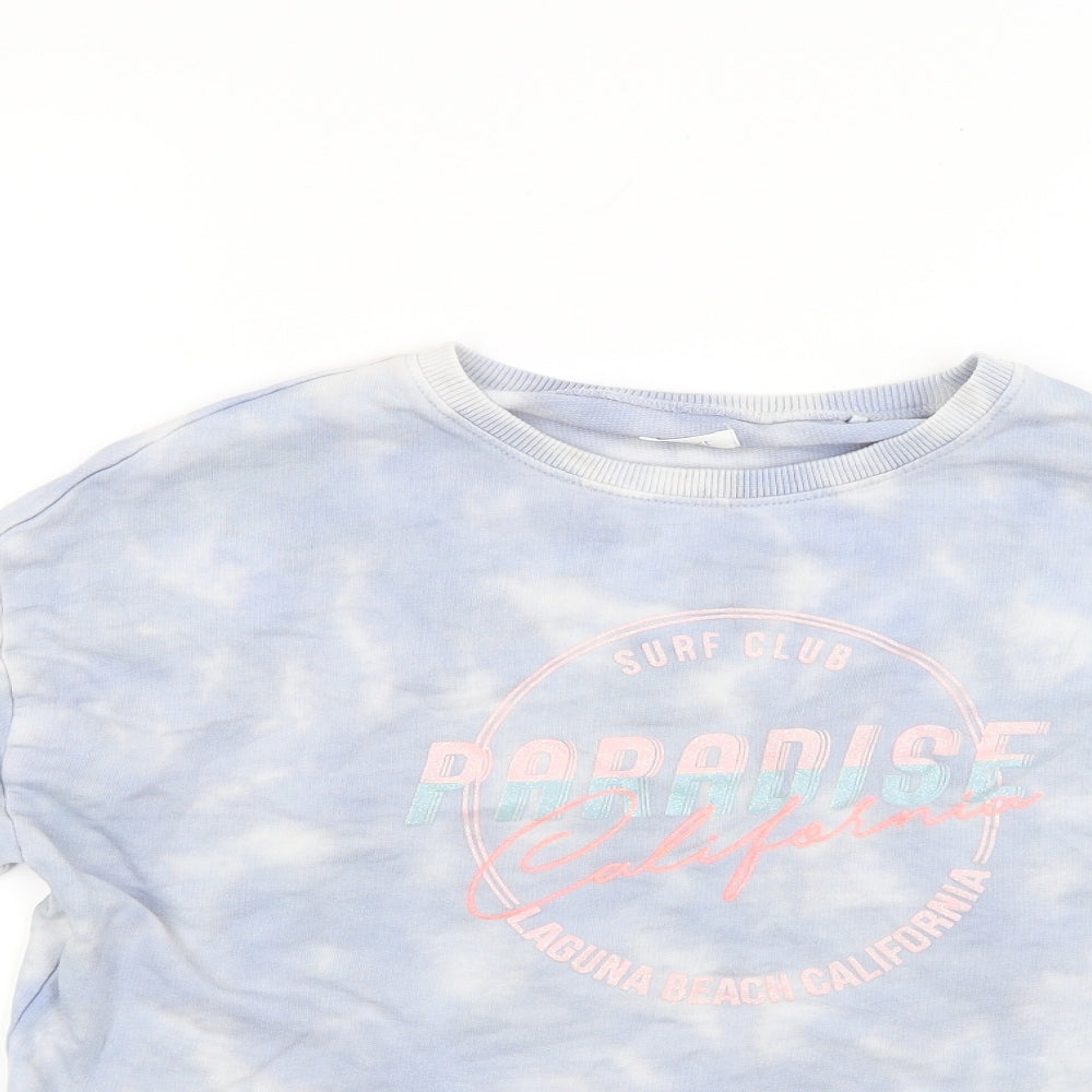 NEXT Girls Blue   Pullover Sweatshirt Size 11-12 Years  - California