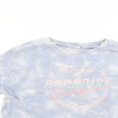 NEXT Girls Blue   Pullover Sweatshirt Size 11-12 Years  - California