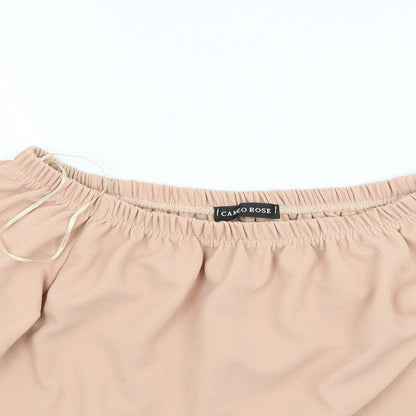 Cameo rose Womens Beige   Basic Blouse Size 10