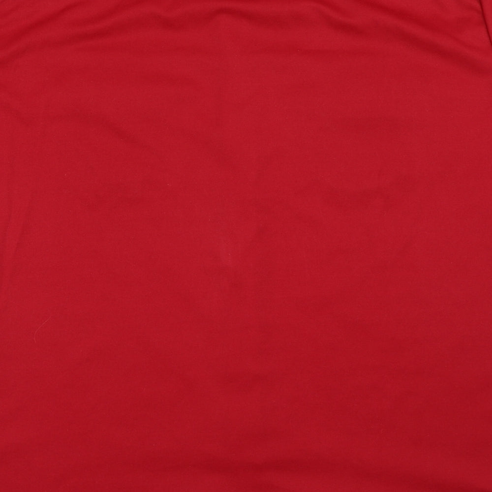Mens UK Size S C&A Red  Button-Up Short Sleeve Casual Shirt