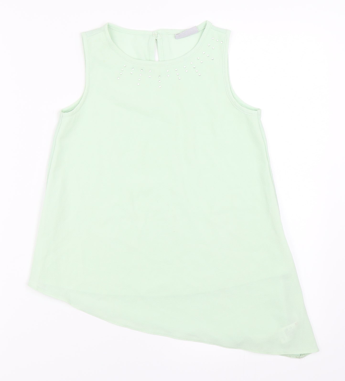 Matalan Girls Green   Basic Blouse Size 9 Years