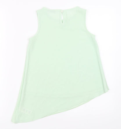 Matalan Girls Green   Basic Blouse Size 9 Years
