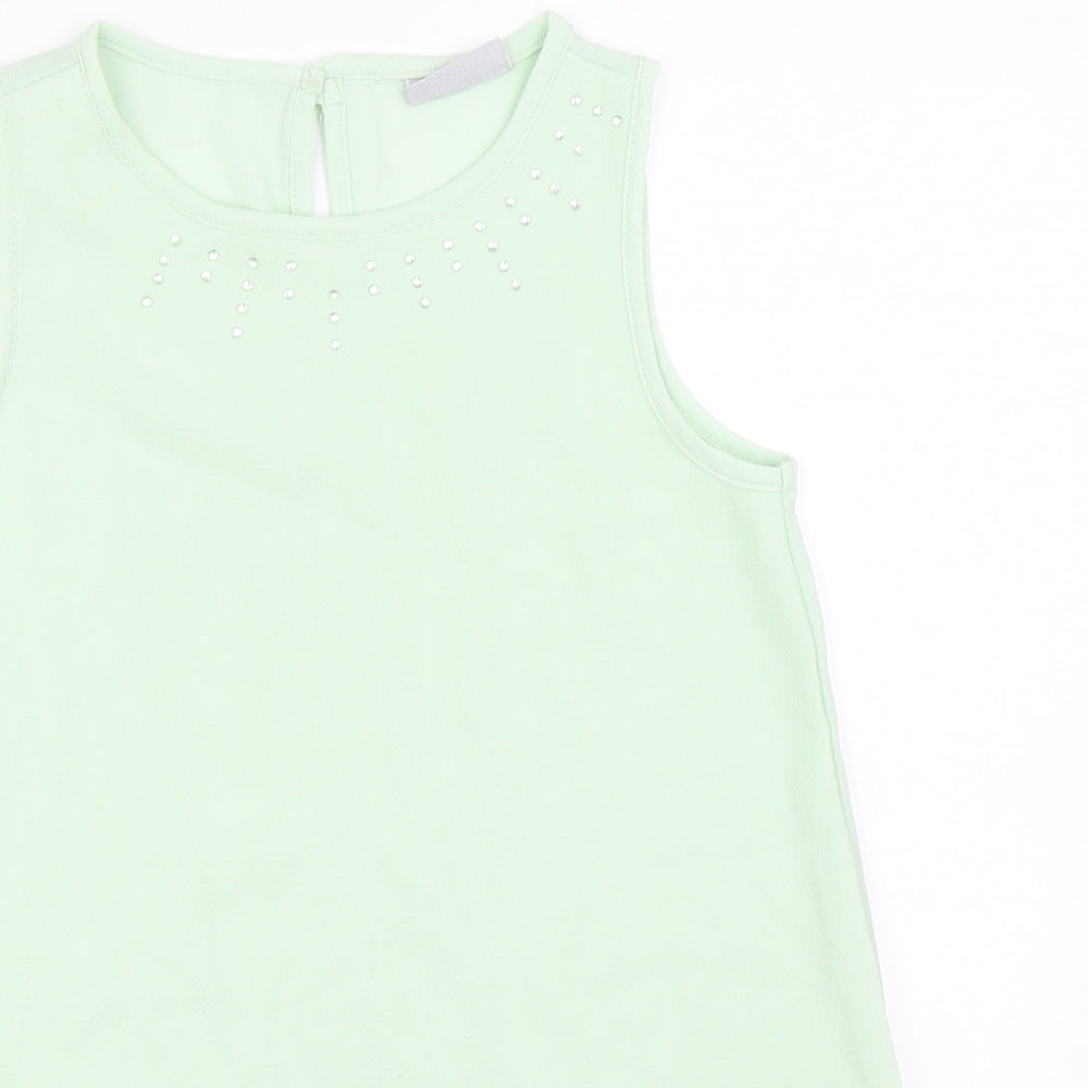 Matalan Girls Green   Basic Blouse Size 9 Years