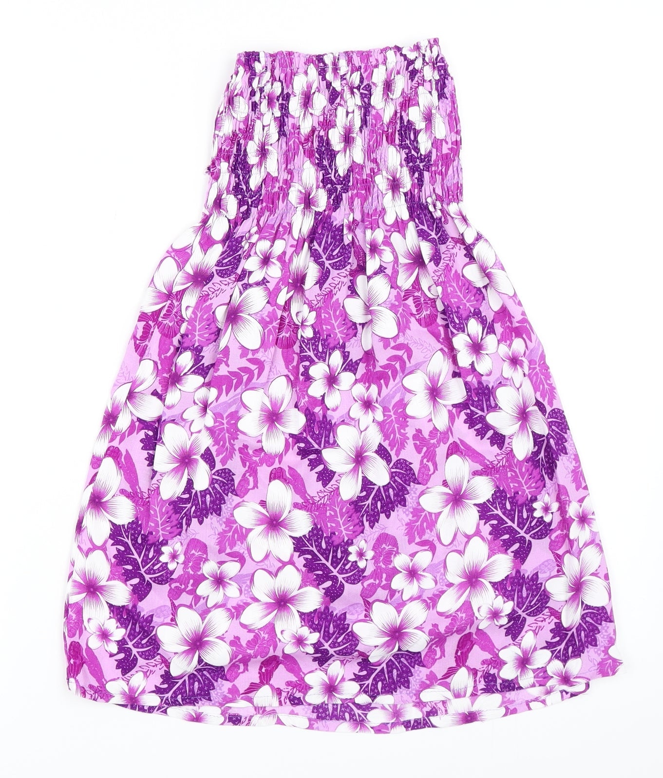 Temptations Girls Purple Floral  Fit & Flare  Size M