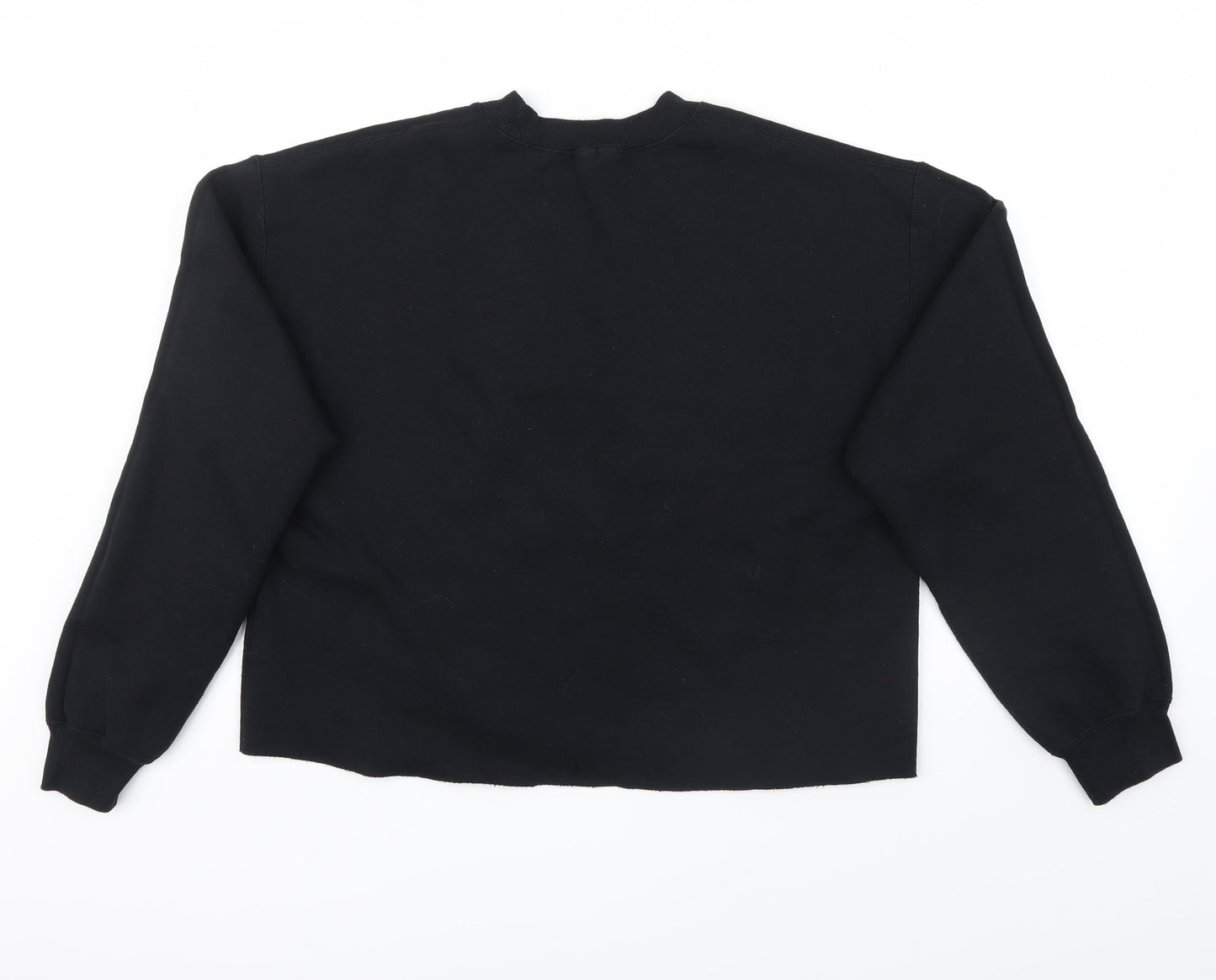 River Island Womens Black   Pullover Jumper Size S  - print on front