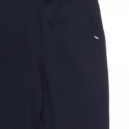 M&S Womens Blue   Trousers  Size 14 L26.5 in