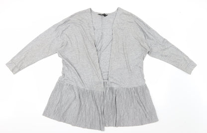 Dorothy Perkins Womens Grey   Cardigan Jumper Size M