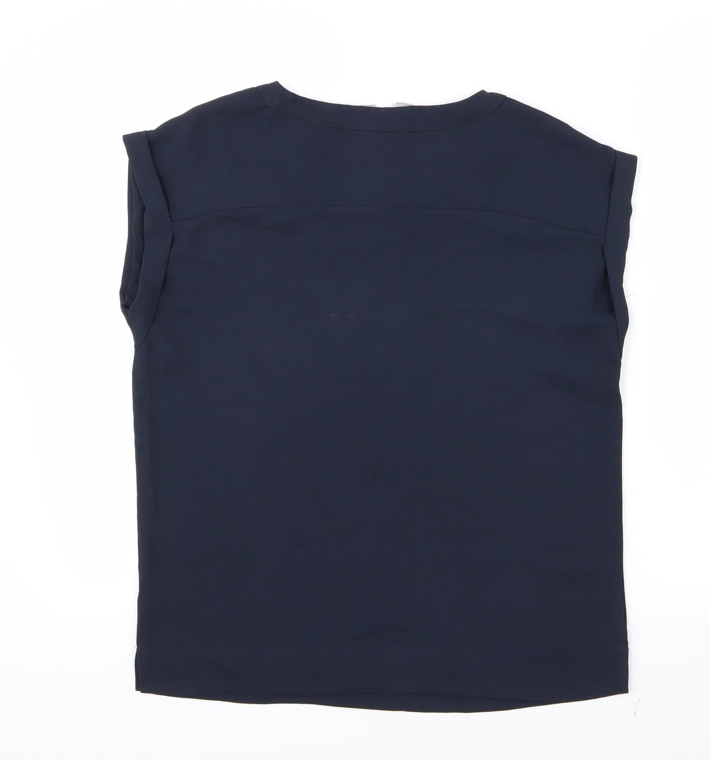 Womens UK Size 6 Preworn Blue Basic Blouse