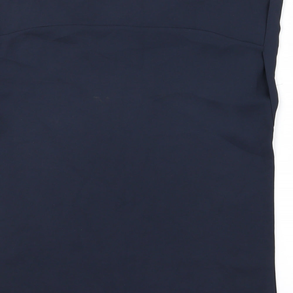 Womens UK Size 6 Preworn Blue Basic Blouse